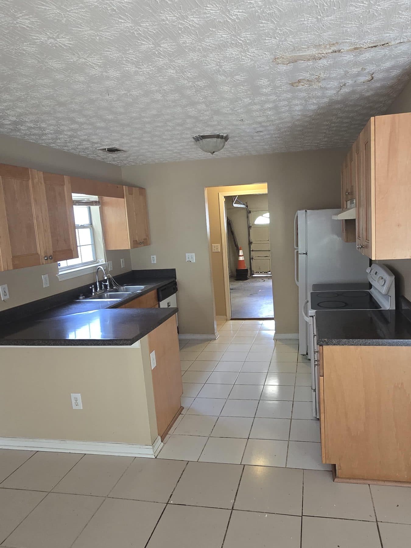 Finished apartment unit kitchen renovation
